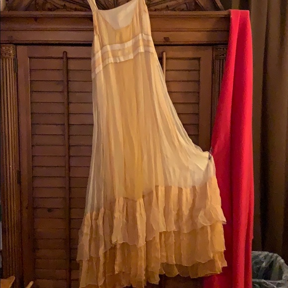 Age of Love Dresses Age Of Love By Nataya Vintage Blush Gold Dress